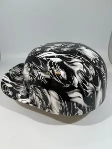 Baseball Cap Style Motorcycle Helmet HEAR NO EVIL SPEAK NO EVIL SEE NO EVIL