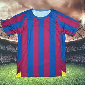 No.10 Ronaldinho 2005 2006 Home No.30 Messi Retro Short Sleeves Long Sleeves soccer jerseys