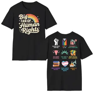 Equality Shirt, Human Rights shirt, Equal Rights, Big Fan of Human Rights Shirt/Sweatshirt/Hoodie