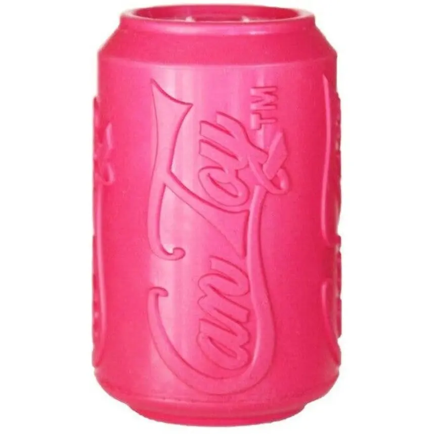 SodaPup Puppy Can - Chew Dog Toy - Treat Dispenser - Pink SM
