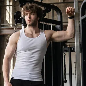 Men's  Vest - Lifestyle Beater, True-to-Size Athletic Outerwear for Casual  Use Sports