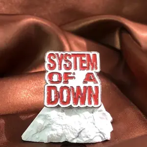Rock enamel pin