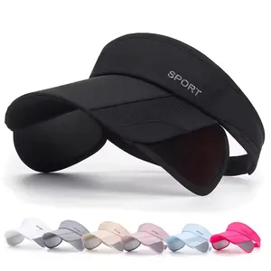 Sun Visor Hat for Women Adjustable Retractable Brim UPF Sun Protection Outdoor Sports Hat Breathable Mesh Cycling Running Hat Ideal for Active Women