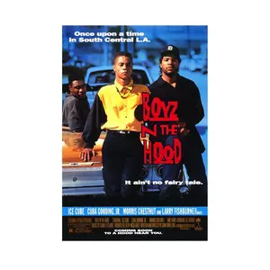 Boyz n the Hood Movie Poster Glossy High Quality Print Photo Wall Art Cuba Gooding Jr. Ice Cube Sizes 8x10 11x17 16x20 22x28 24x36 27x40 #1 WEC
