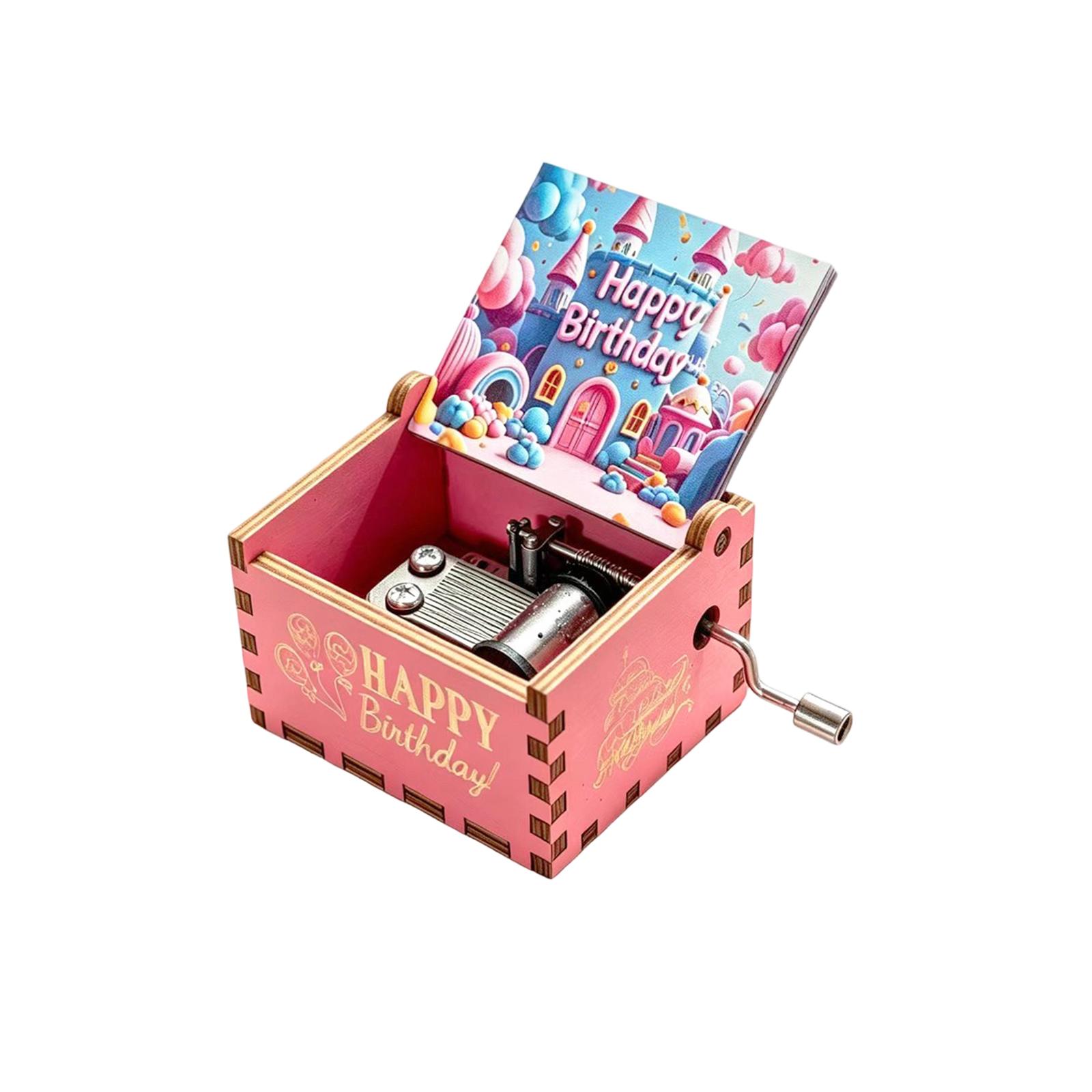 Hand-Crank Wooden Music Box: Plays “You Are My Sunshine” | Vintage Gift for Couples, Lovers, Kids, Grandchildren, Creates Family Bonding Moments