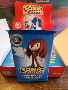 SUPER RARE Sonic The Hedgehog Panini Trading Card Pack personal break! Limited edition Panini of Italy