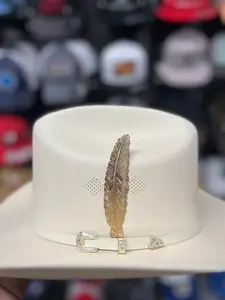 STAINLESS STEEL HAT FEATHER #7