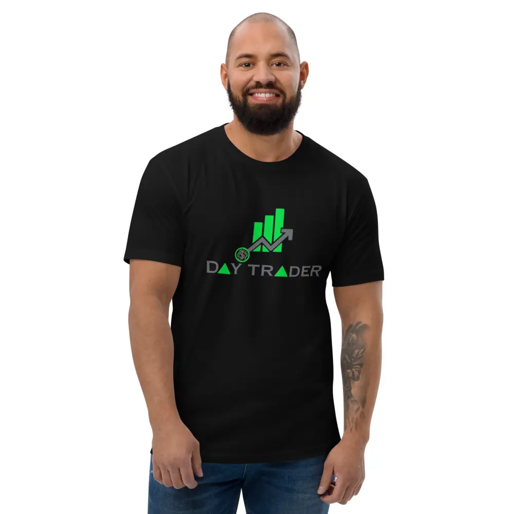 Day Trader T-Shirt - Stylish Design, Premium Quality, Profitable Day Trader Tee - Bullish Green Candles Design, Premium Cotton, Unisex, Day Trader T-shirt