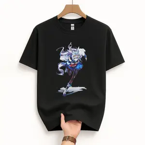 Oguri Cap Uma Musume T-Shirt – Dynamic Streetwear Design Featuring the Legendary Gray Horse Girl in Motion with Powerful Racing Energy Casual Cotton Fabric Menswear Top Classic Hem Original