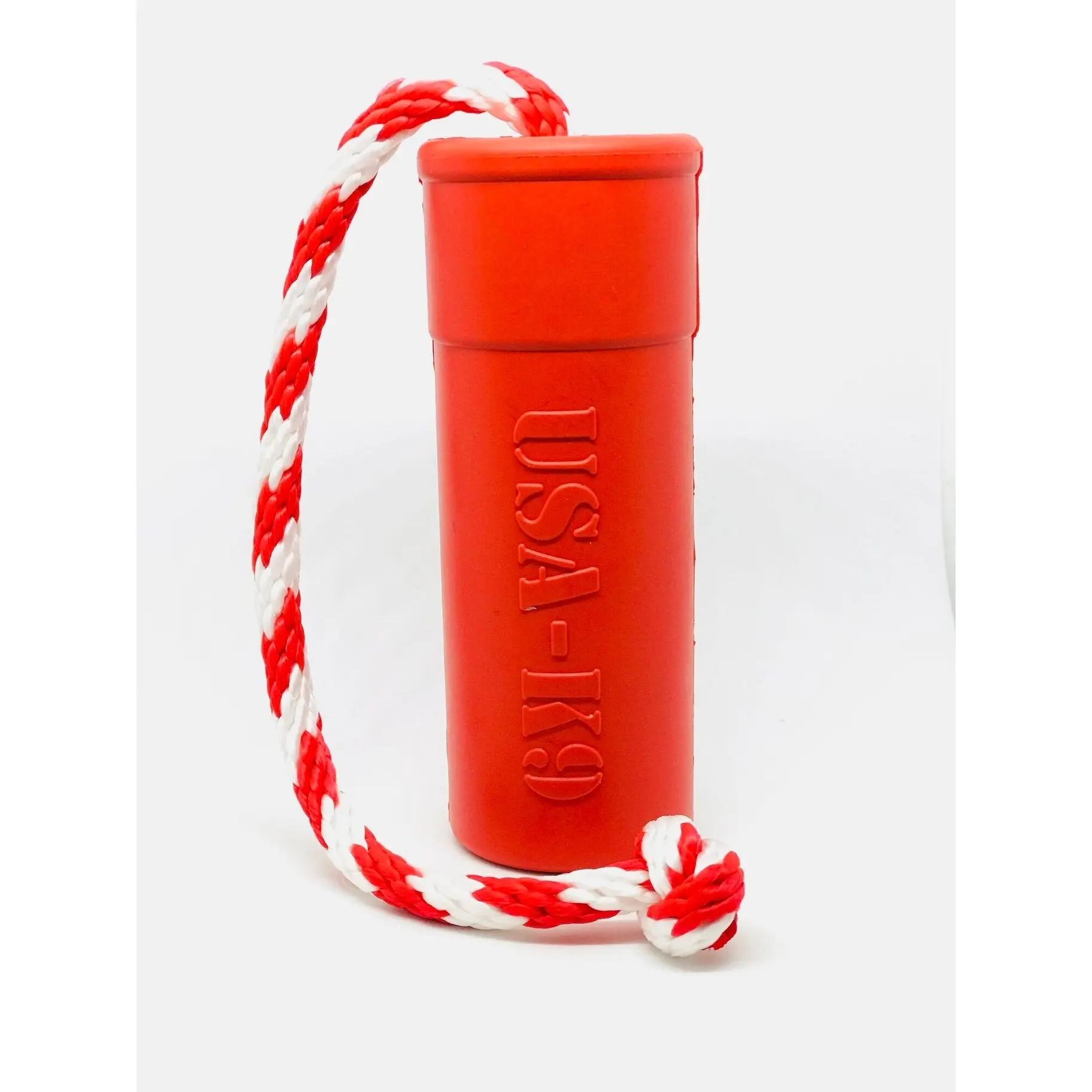 USA-K9 Firecracker TNT Training Dummy - Floating Toy Large -Red