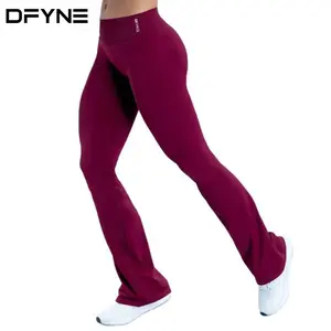 DFYNE Impact Flares Sweatpants – Women’s Seamless Flare Leg with Glute Contour & Sculpting Fit Gym & Yoga Pants