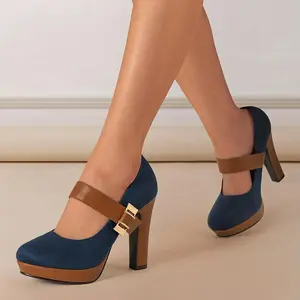 Spring–Autumn 2025 New Fashion Mary Jane Heels
