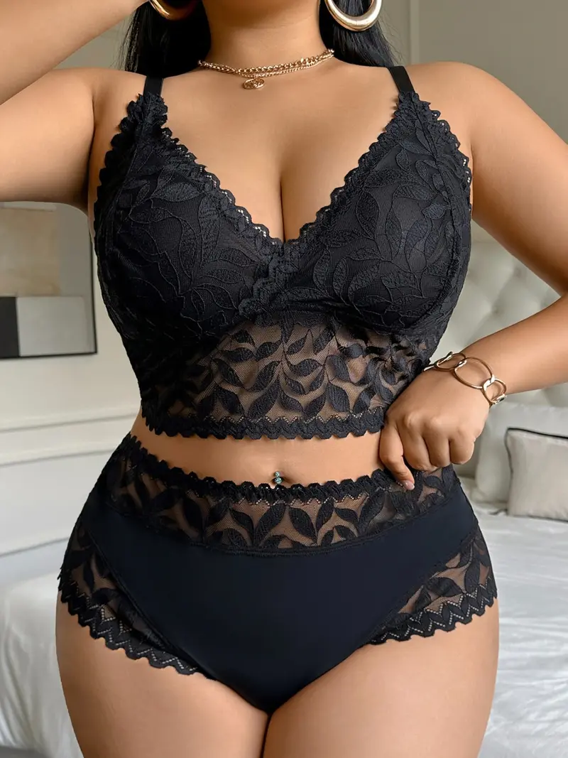 Sexy Elegant Push-Up Women's Bra Panty Set, Fit, Lace Trim Design, Adjustable Straps, Soft Comfortable, Perfect for Daily Wear - TikTok Shop Sexy Elegant Push-Up Women's Bra Panty Set, Fit, Lace Trim Design, Adjustable Straps, Soft Comfortable, Perfect for Daily Wear - TikTok Shop