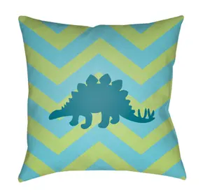 Livabliss LI053-2020 Littles 20 x 20 x 4 in. Throw Pillow, Green - Medium