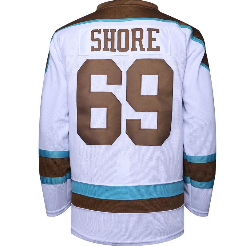Men'S #69 Shore Sudbury Blueberry Bulldogs Embroidered Hockey Jersey, Breathable And Comfortable, Featuring Patterned Numbers And Names, Suitable for Hockey