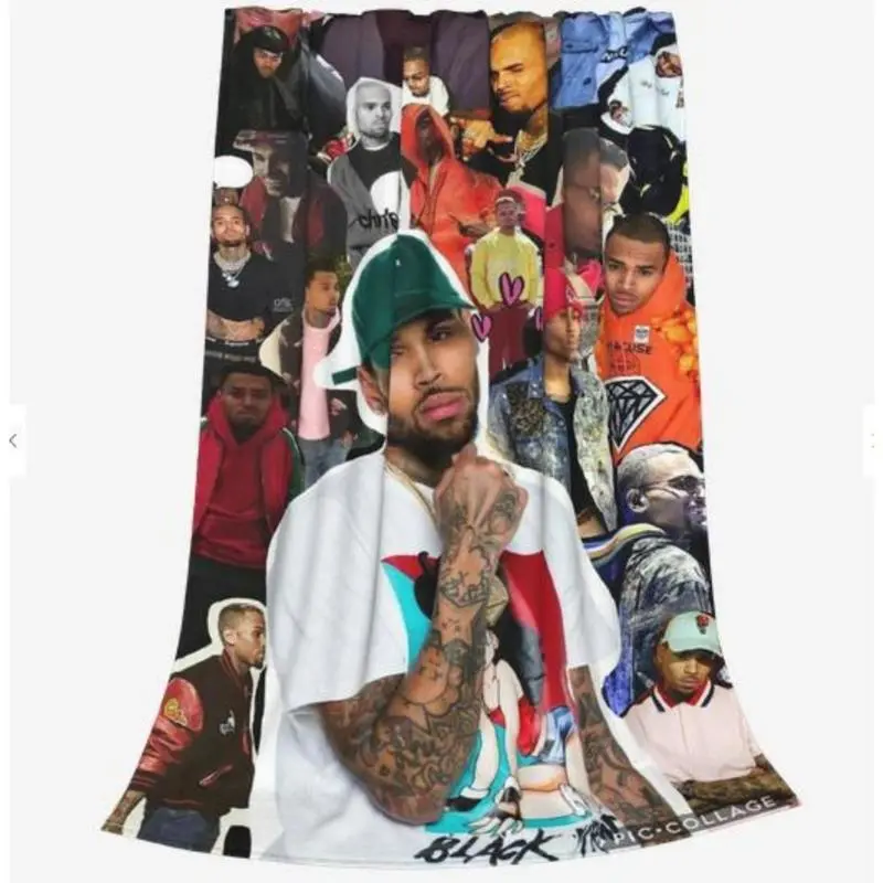 Soft Funny Throw Blanket Throw Chris Blanket Brown Merch Stuff Merchandise Blankets Gifts Fleece Super Cozy Lightweight Christmas Blankets For Travel Bed Couch Sofa Camping It is an excellent gift for children, family and friends