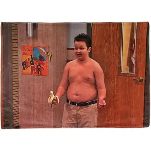 Gibby Banana Tapestry With Easy Hanging Kit, Funny Flag For College Dorm, Available In Sizes From 40" To 90", Skin-Friendly Soft High-Definition Meme Tapestry