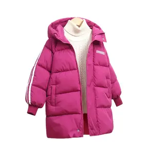 NewBoys/Girls Yellow Winter Jacket|       Warm Hooded Parka|       Mid-Length, Stand Collar + Zip-Up Pockets (Outdoor Ready) Girls' Autumn Cropped Applique Bomber