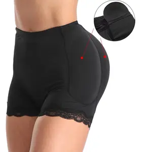 Padded Butt lifter Underwear Shorts for Women Hip Lifting Body Shaper Hip and Butt Pads Shapewear Lift Buttocks Lace Panties