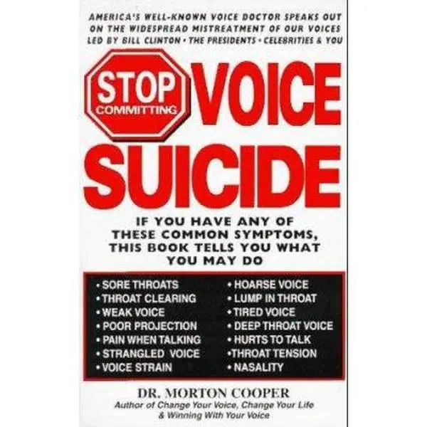 USED Book - Stop Committing Voice Suicide by Morton Cooper (Paperback) - english