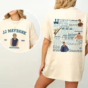 [2 SIDED/For School/Teens] 0uter Banks JJ Lines Ver3 T-Shirt Sweatshirt Hoodie, OBX P4L Shirt, Pogues Shirt