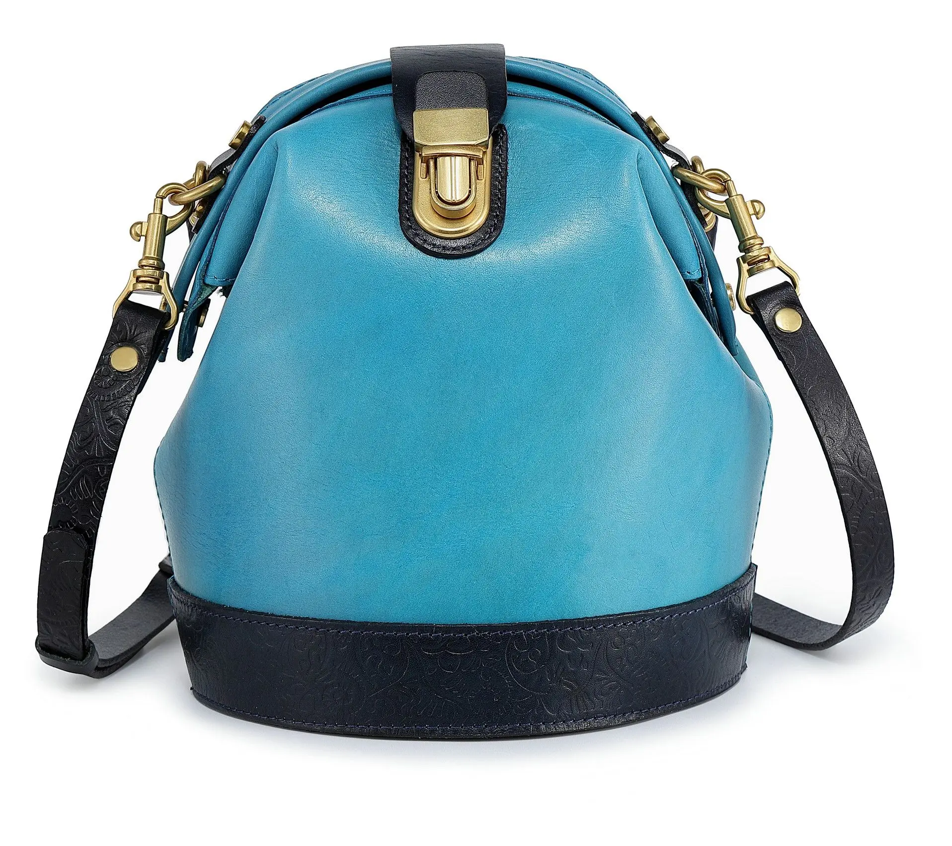 Old Trend Doctor Bucket Leather Bag with Crossbody Strap Old Trend Doctor Bucket Leather Bag with Crossbody Strap
