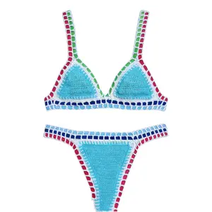 Cotton Hand-crocheted Bikini Set Sexy