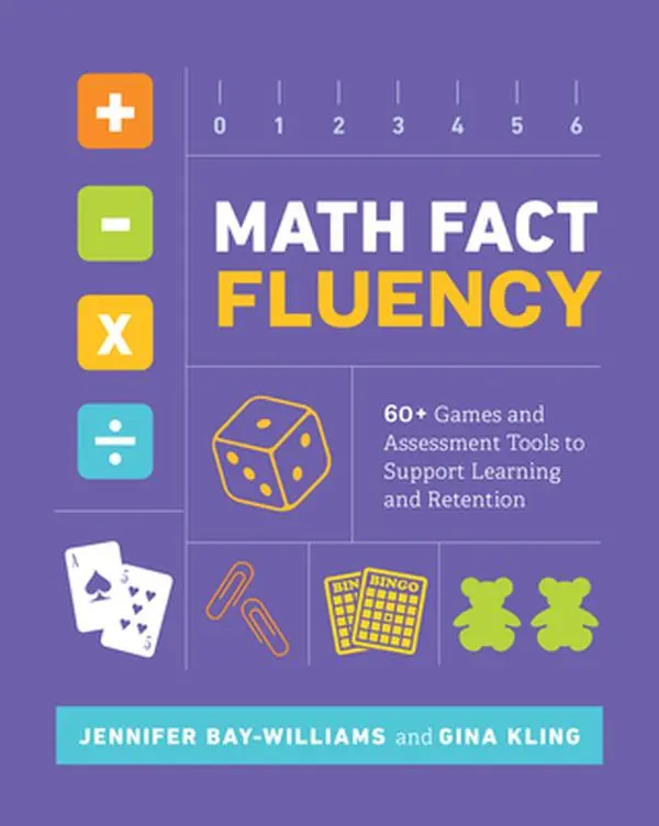 Math Learning Book: Math Fact Fluency - 60+ Games, Assessment Tools to Support Learning, Retention - Jennifer Bay-Williams, Paperback