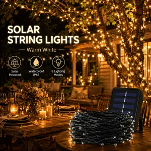 Solar Hanging Globe Lights for Home Kitchen Decor, Waterproof Bistro Lights for Dining Area and Breakfast Nook