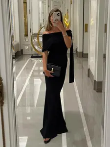One Shoulder Draped Dress Gown, Elegant Aesthetic One-Shoulder Design, Drape Style Evening Wear, Perfect for Special Occasions & Formal Events, Fit