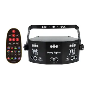 Flower Dance 15 Eyes New Hot Selling DJ Beam Disco Laser Lighting Sound Control Stage Light Resale Party Club Wedding LED Light lights for party/lights that sync with music Halloween Day Christmas decoration stage lighting