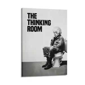 The Thinking Room Trendy Room Decor, Cute And Vibrant Art Print for Bedroom, Dorm, Gaming Setup, VSCO And Aesthetic Room Makeover