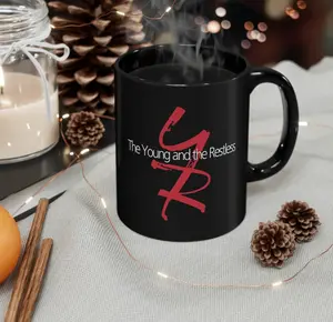 The Young and The Restless Logo 11oz Coffee Black Mug 11 oz