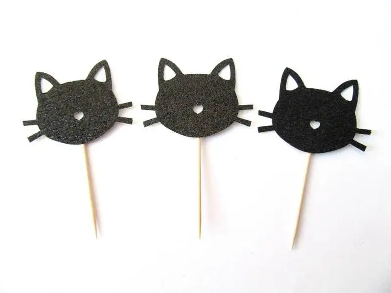 Cat Cupcake Toppers