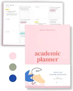 Academic Planner 2025-2026  Undated Weekly College Student Planner 2025-2026 For Homeschool, High School, College &  Students