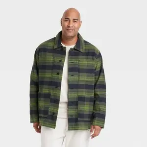 Houston White Adult Utility Shirt Jacket Shacket Quilted Interior