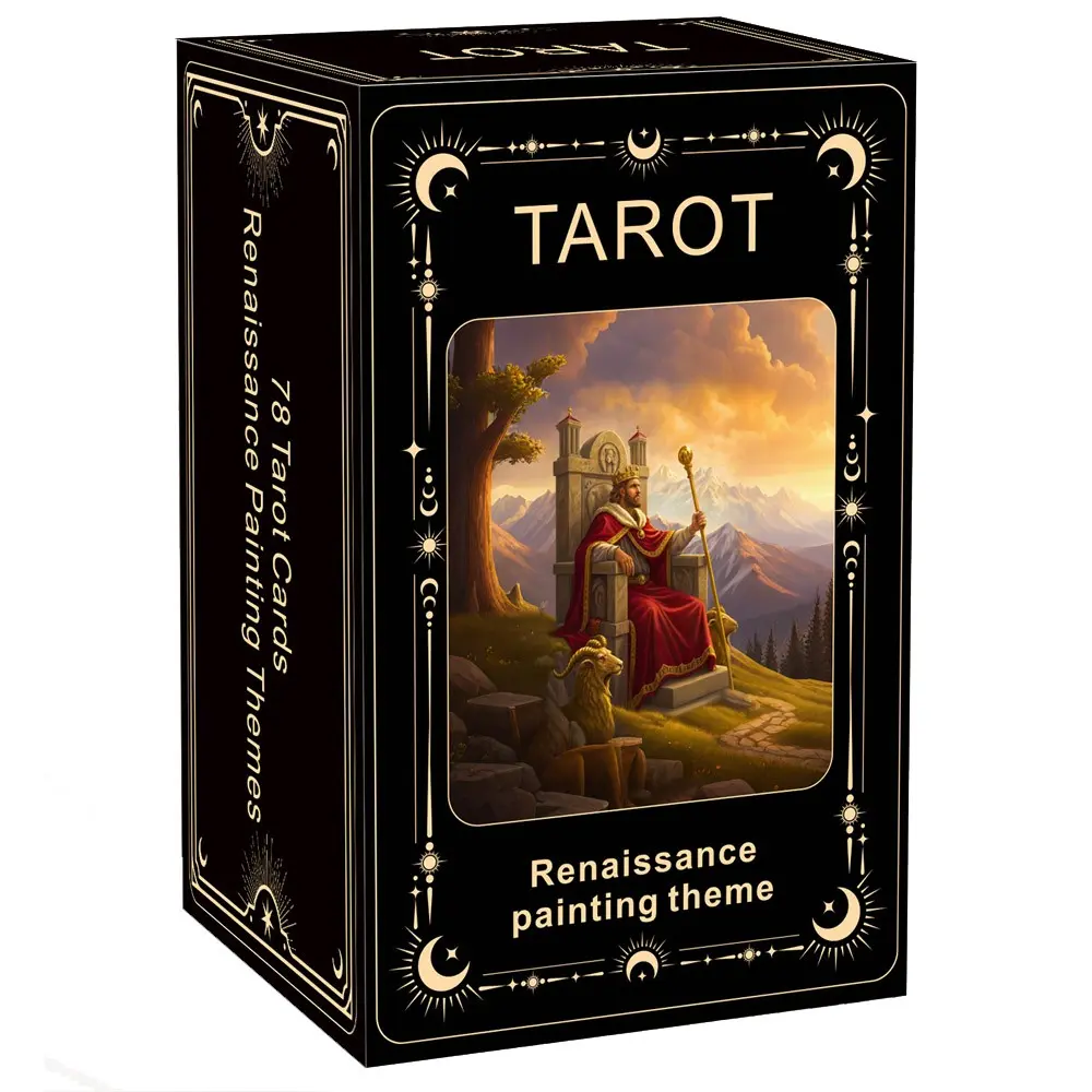 Renaissance Painting Theme Tarot Cards Set, 78 Cards, Major Cards, Minor Cards, Perfect for Beginners, Ideal for History Lovers, Art Enthusiasts, Spiritual Explorers