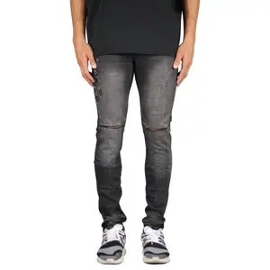 Fade Black Distressed Jeans
