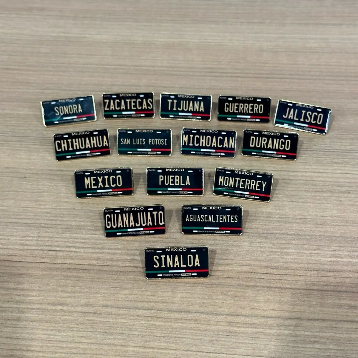Mexico States Hat Pins