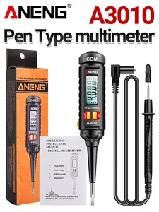 ANENG A3010 Smart Pen Multimeter, 6000 Counts Auto-Ranging Multimeter, NCV Voltage Tester, AC/DC Voltage, Resistance, Capacitance, Diode Test, Pocket-Sized Electrical Maintenance Tool