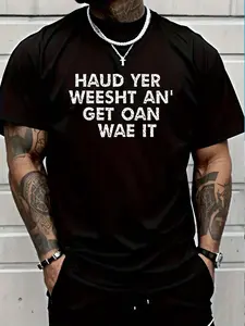 100% Cotton Funny Scottish Scotland Pride Scotsman Piper Gifts T-Shirt Women's Men's Graphic Tee Crew Neck summer vacation Tops