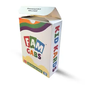 Famgabs Kid Cards - 70 playing cards with questions for Family Connection & Conversations with Finger Mazes for Focus & Relaxation Perfect for All Settings and all families Bedtime Therapist
