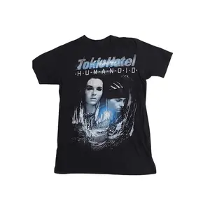 Men's casual crew neck t-shirt with Georg Listing, Tom Kaulitz, Bill Kaulitz graphic - black short sleeve t-shirt, unisex casual crew neck top, all season comfort, music lover birthday gift, rock band t-shirt, durable print quality, high quality print