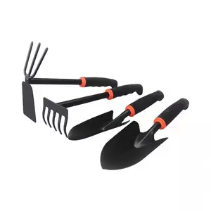 Iron Garden Shovel — Top Rated Small Outdoor Soil-Turning Hoe for Planting Flowers and Vegetables