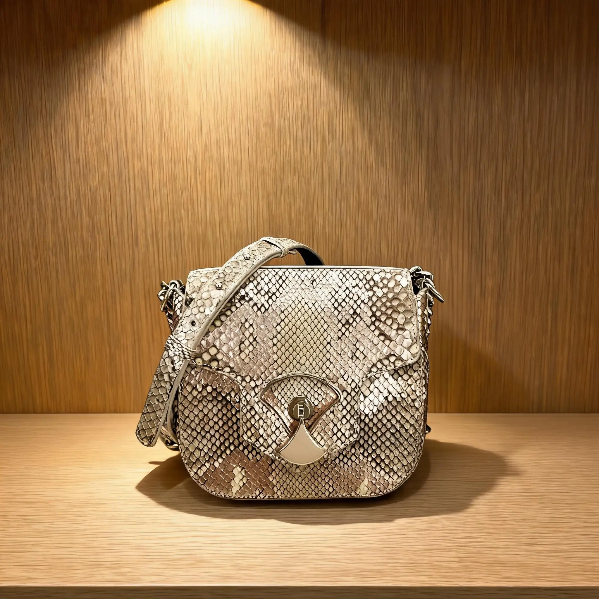 Pre-owned Bvlgari Leather Shoulder Bag C0815024521