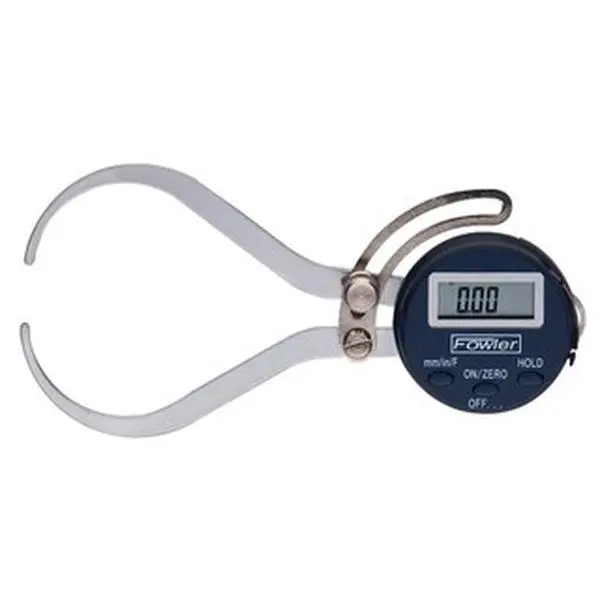Fowler Electronic Caliper: 0 to 6", 0.0100" Resolution 0.0100" Accuracy, Steel Caliper, 1.56" Jaw Length, Steel Jaws 54-554-630-0, 0-6 In
