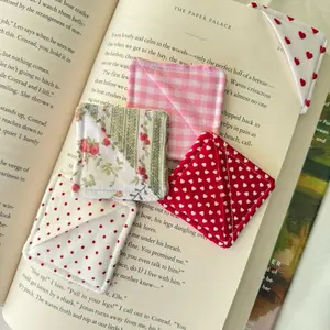 Handmade Fabric Corner Bookmark