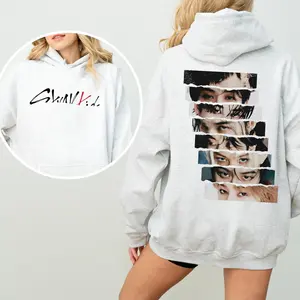 SKZ Eyes 2 Sided Shirt, Graphic Trending Kpop 2026 Shirt Cotton Fabric Fit Top