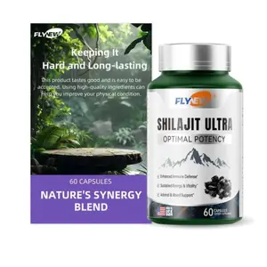 Flynew Shilajit Ultra Capsules |   60 Count Made in USA |   Optimal Potency |   Adult Energy, Stamina & Immunity Boost |   Antioxidant Health Support