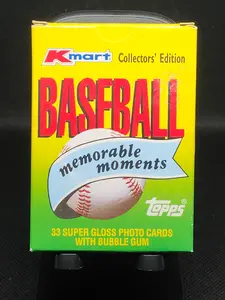 1988 Topps Kmart Baseball Memorable Moments Glossy Card Set Collector's Edition